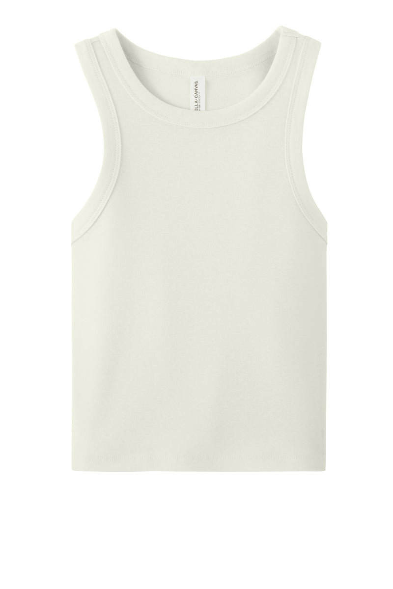 BELLA+CANVAS Women's Micro Rib Racer Tank - Solid Natural Blend