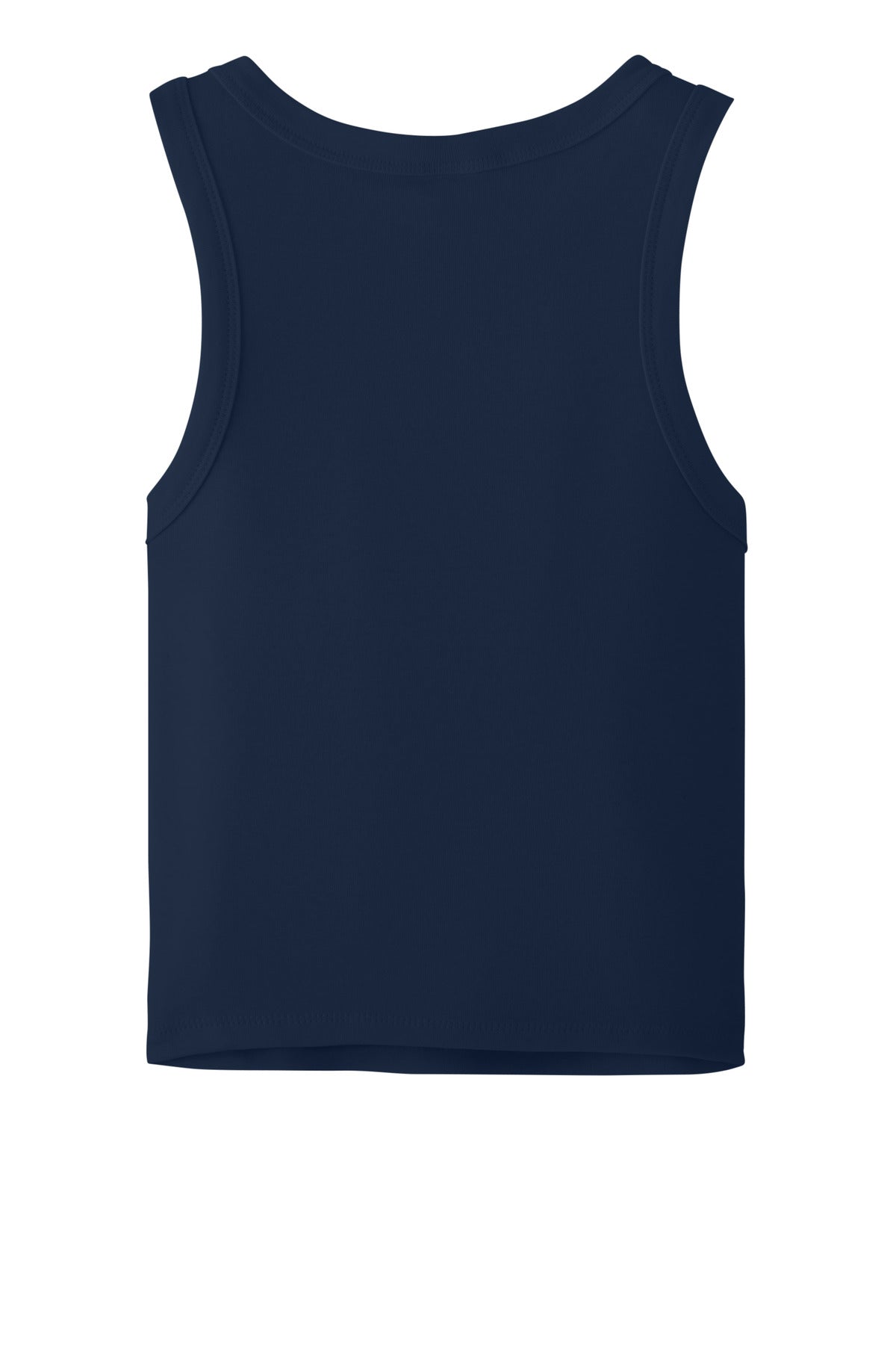 BELLA+CANVAS Women's Micro Rib Racer Tank - Solid Navy Blend