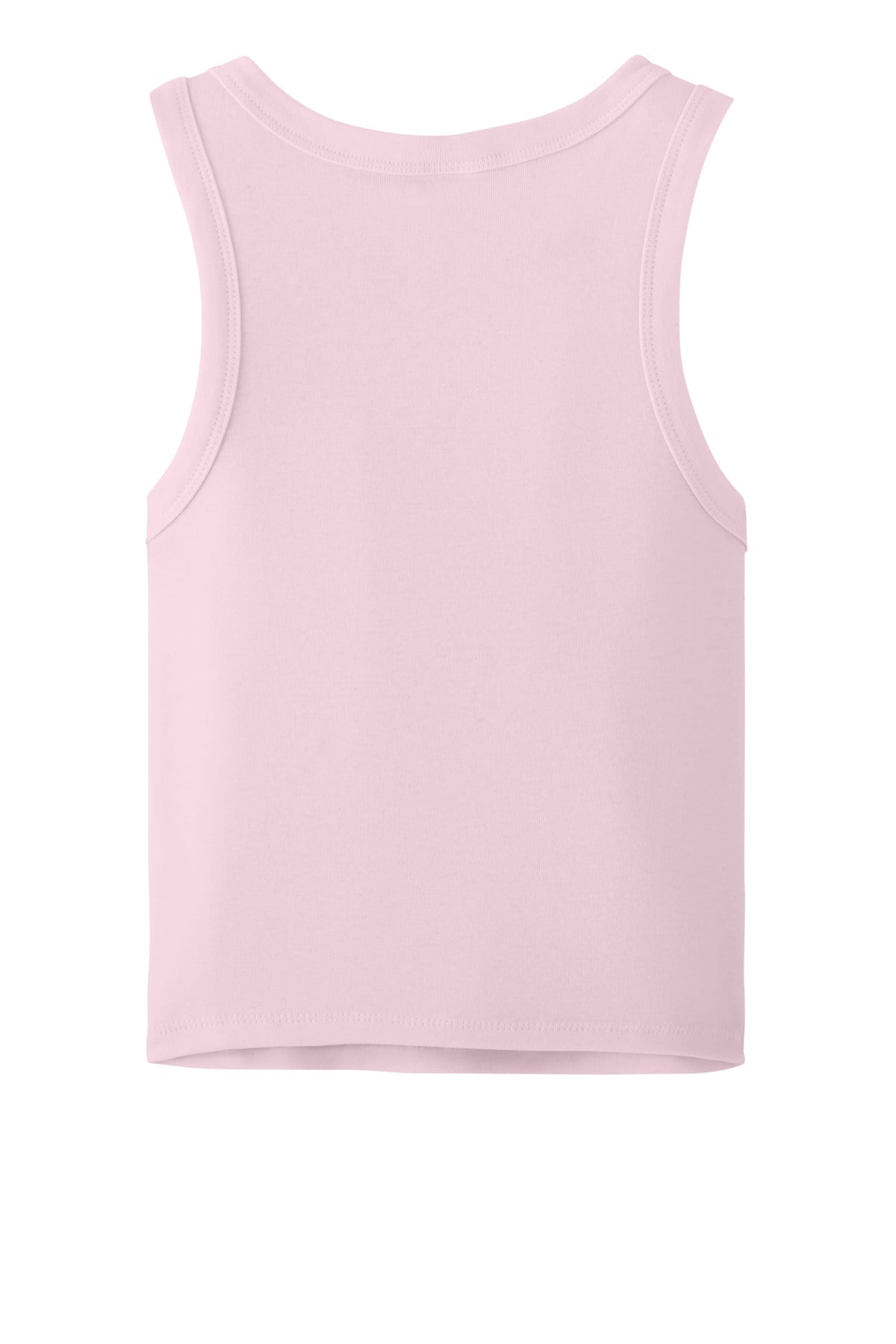 BELLA+CANVAS Women's Micro Rib Racer Tank - Solid Pink Blend
