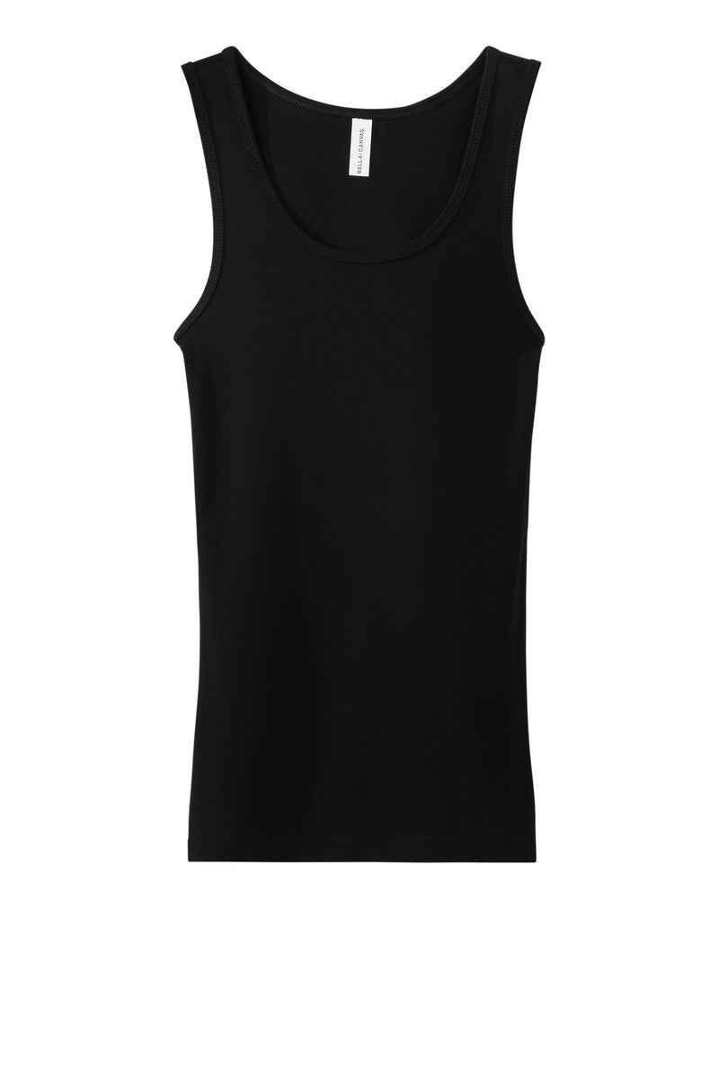 BELLA+CANVAS Women's Baby Rib Tank - Black