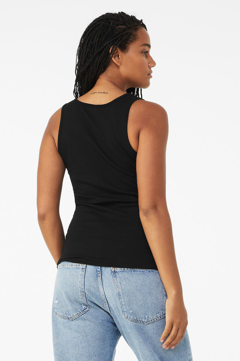BELLA+CANVAS Women's Baby Rib Tank - Black