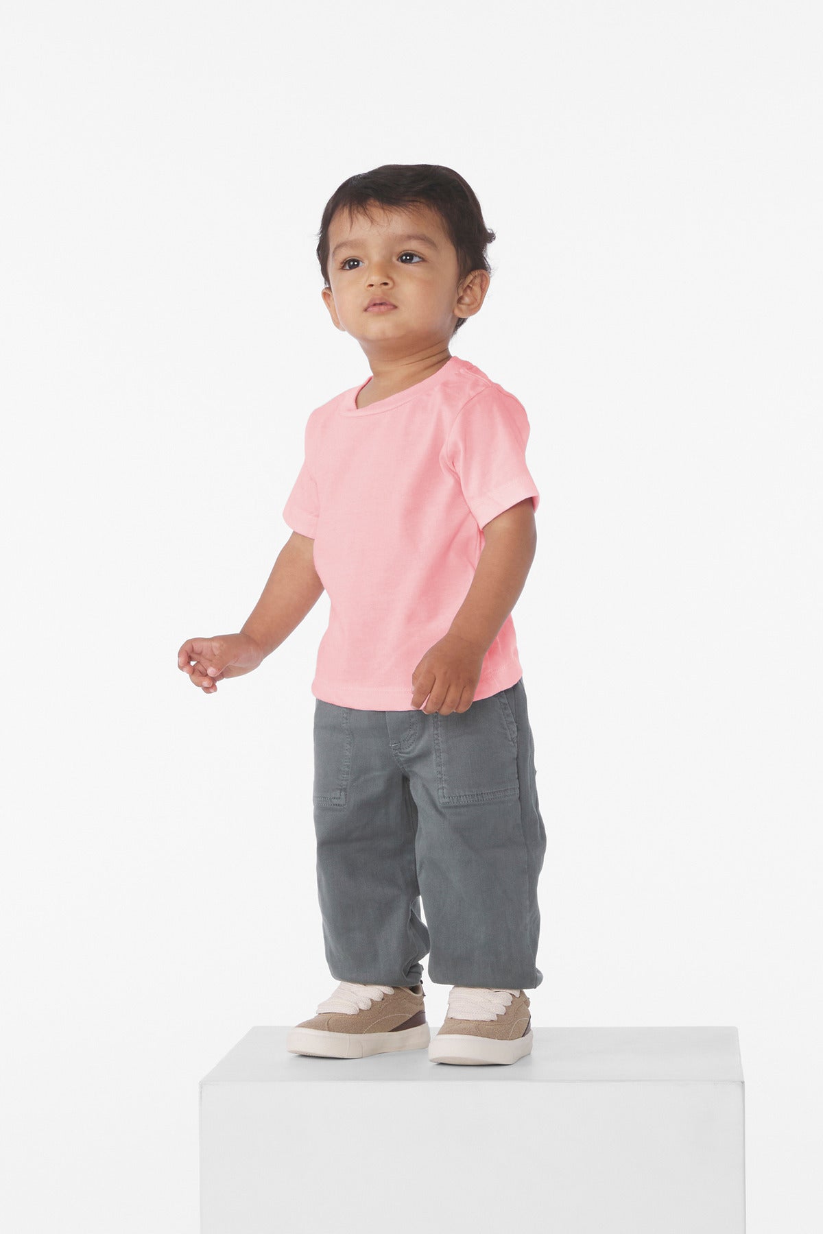 BELLA+CANVAS Infant Jersey Short Sleeve Tee - Pink
