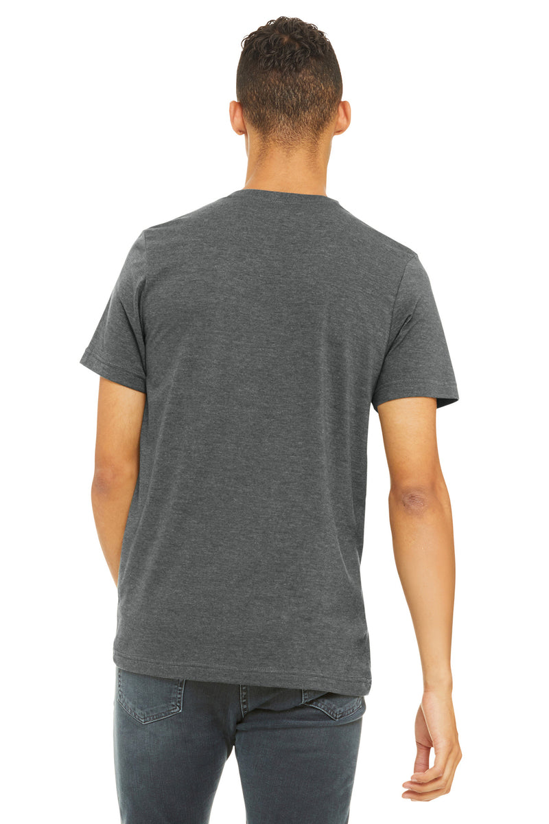 BELLA+CANVAS  Unisex Heather CVC Short Sleeve Tee - Deep Heather
