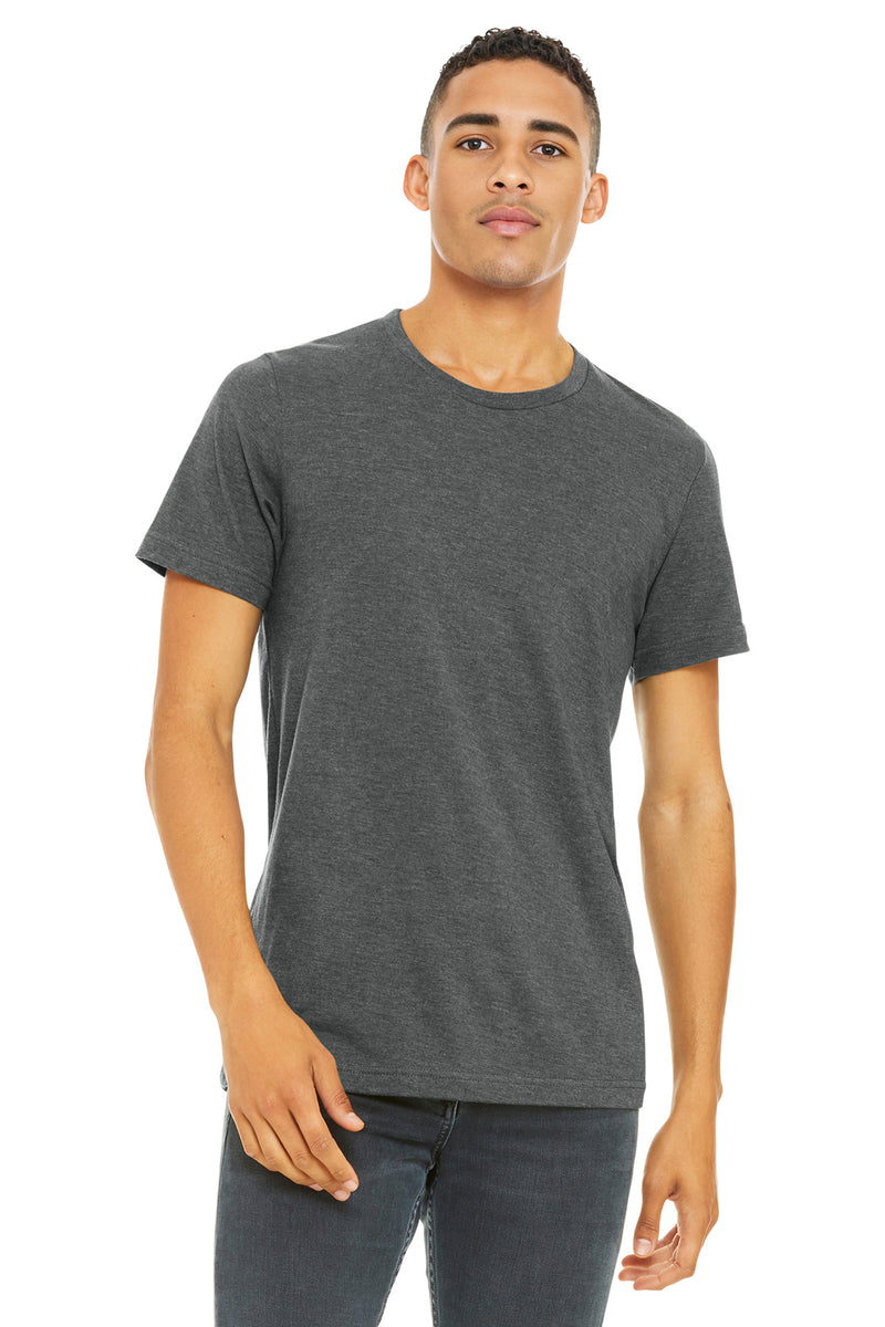 BELLA+CANVAS  Unisex Heather CVC Short Sleeve Tee - Deep Heather