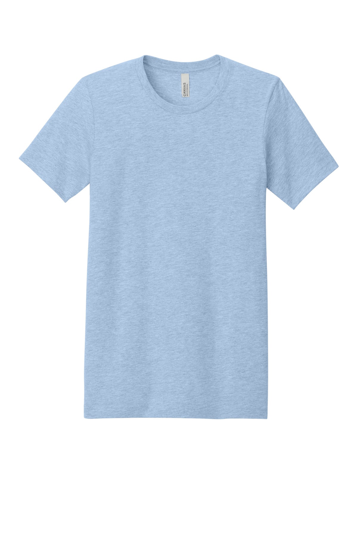 BELLA+CANVAS  Unisex Heather CVC Short Sleeve Tee - Heather Baby Blue