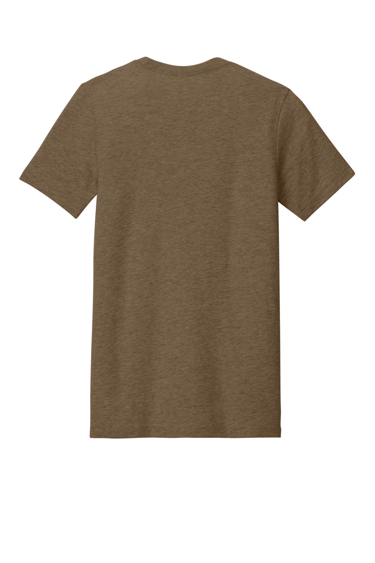 BELLA+CANVAS  Unisex Heather CVC Short Sleeve Tee - Heather Brown