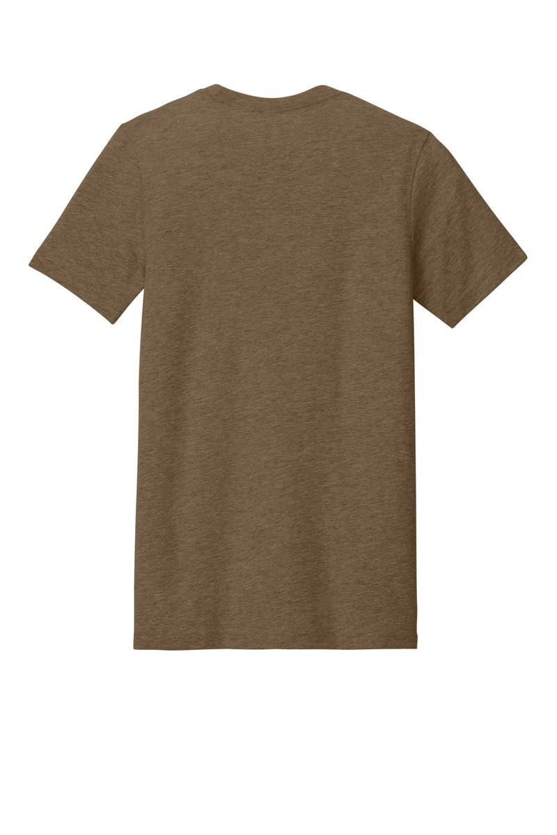 BELLA+CANVAS  Unisex Heather CVC Short Sleeve Tee - Heather Brown