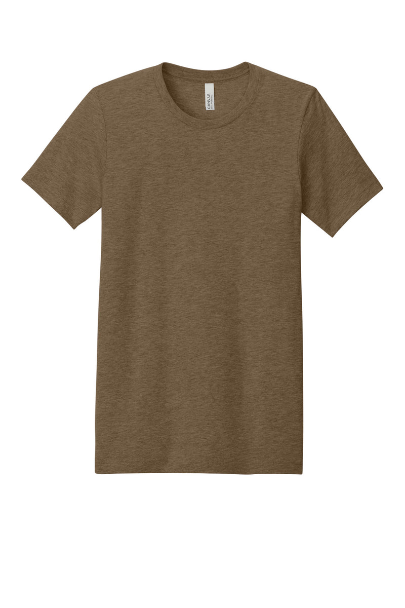 BELLA+CANVAS  Unisex Heather CVC Short Sleeve Tee - Heather Brown