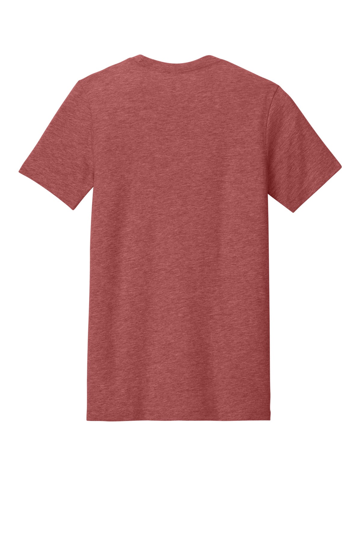 BELLA+CANVAS  Unisex Heather CVC Short Sleeve Tee - Heather Canvas Red