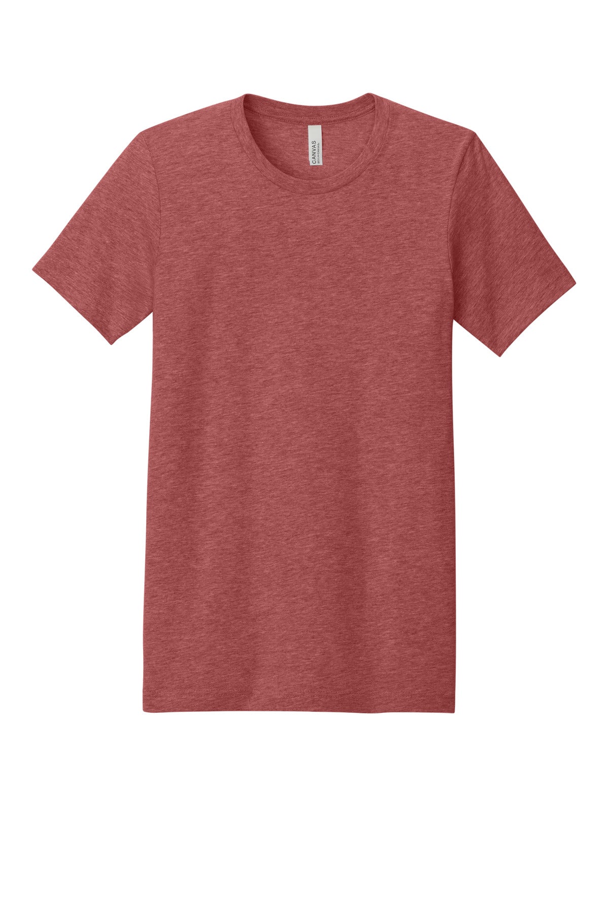 BELLA+CANVAS  Unisex Heather CVC Short Sleeve Tee - Heather Canvas Red