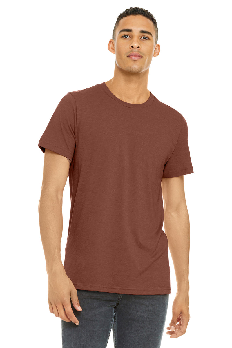 BELLA+CANVAS  Unisex Heather CVC Short Sleeve Tee - Heather Clay