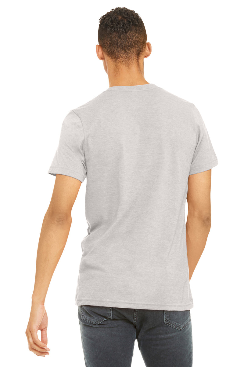 BELLA+CANVAS  Unisex Heather CVC Short Sleeve Tee - Heather Cool Grey