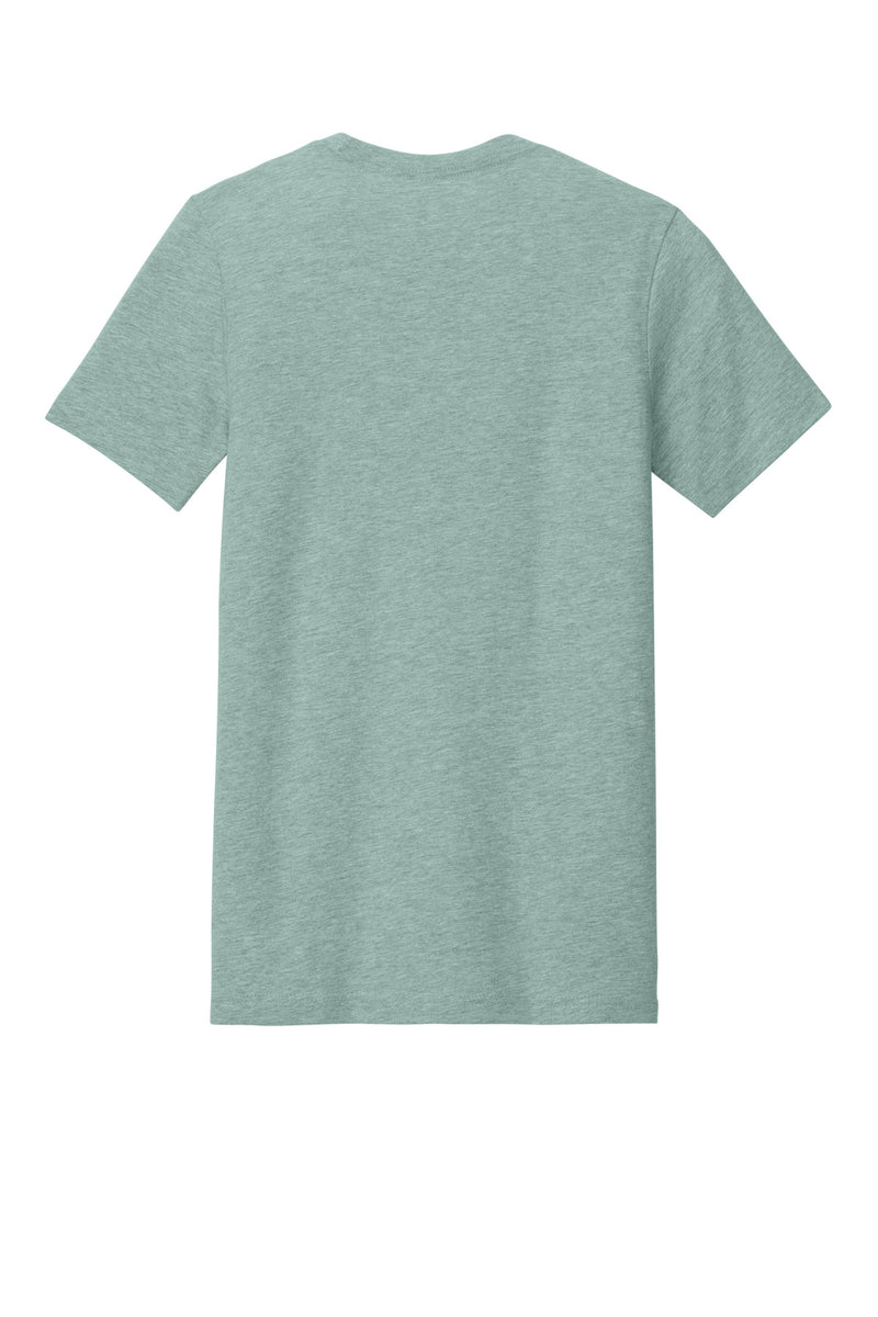 BELLA+CANVAS  Unisex Heather CVC Short Sleeve Tee - Heather Dusty Blue