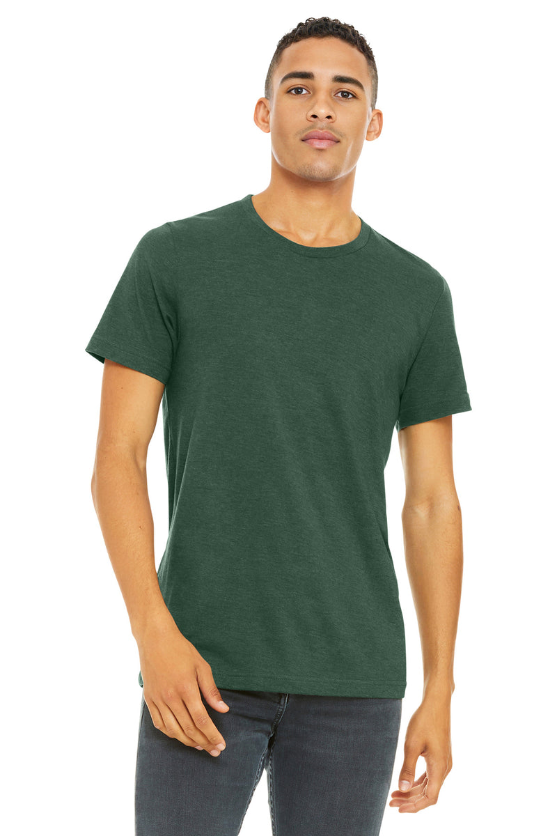 BELLA+CANVAS  Unisex Heather CVC Short Sleeve Tee - Heather Forest