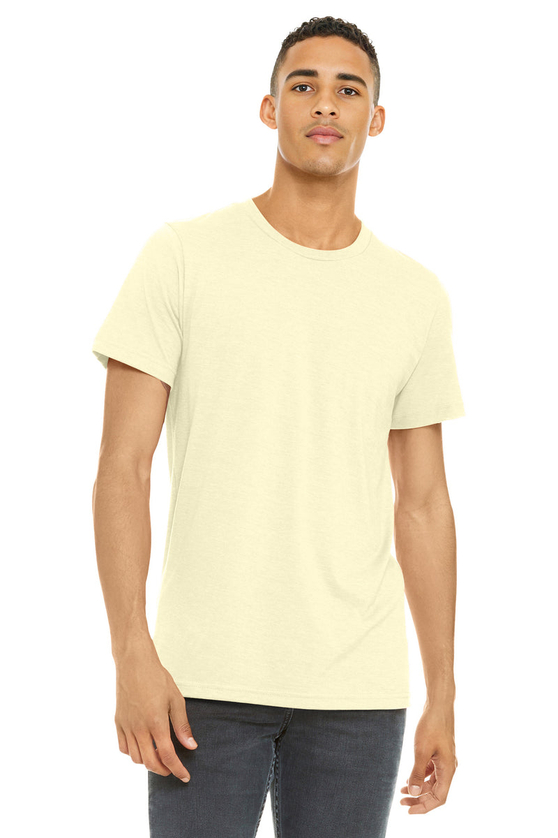 BELLA+CANVAS  Unisex Heather CVC Short Sleeve Tee - Heather French Vanilla