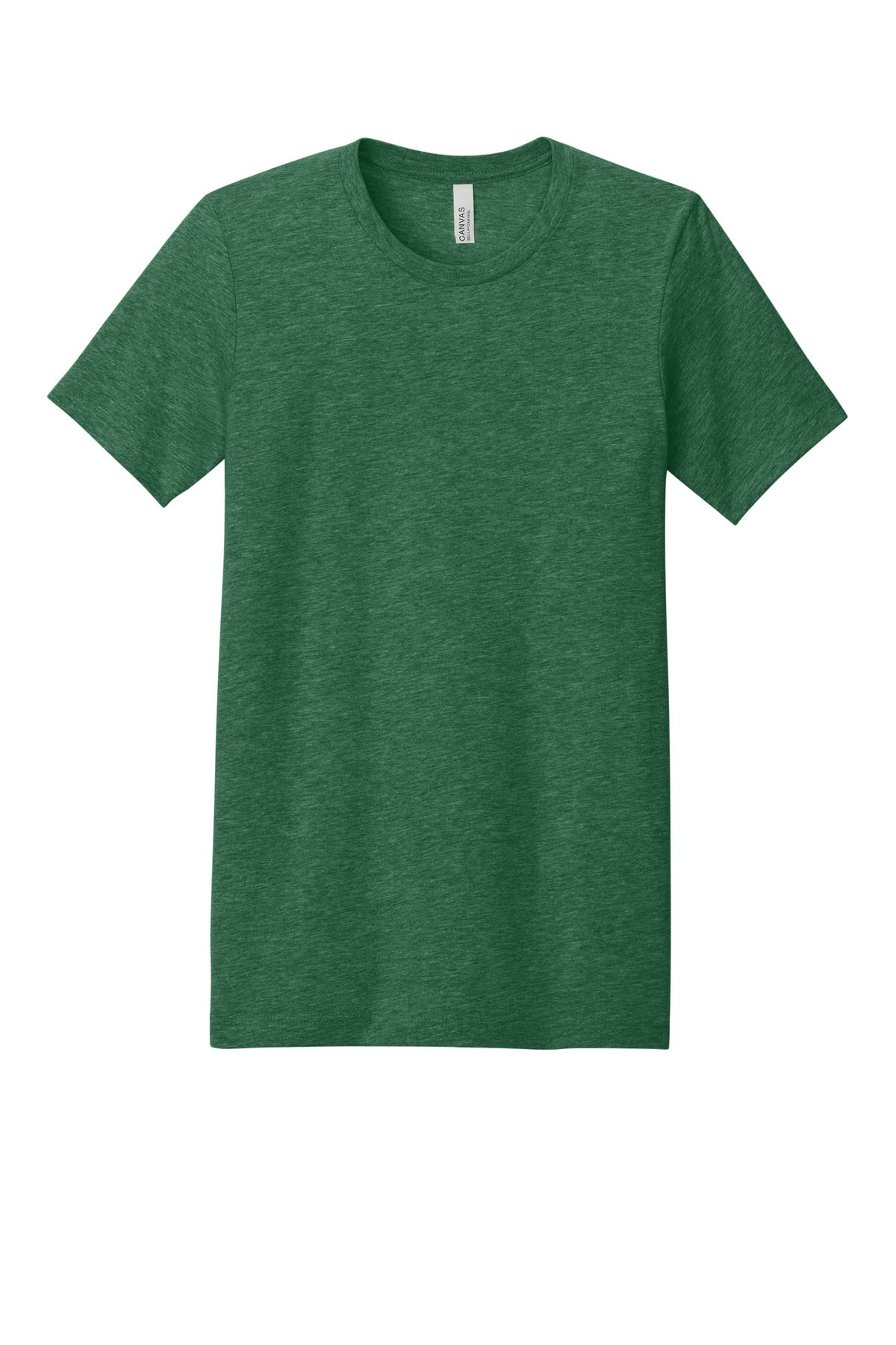 BELLA+CANVAS  Unisex Heather CVC Short Sleeve Tee - Heather Grass Green