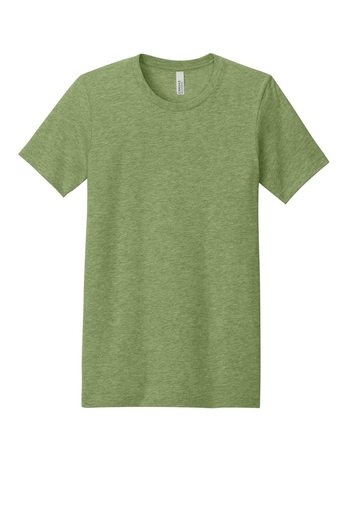 BELLA+CANVAS  Unisex Heather CVC Short Sleeve Tee - Heather Green