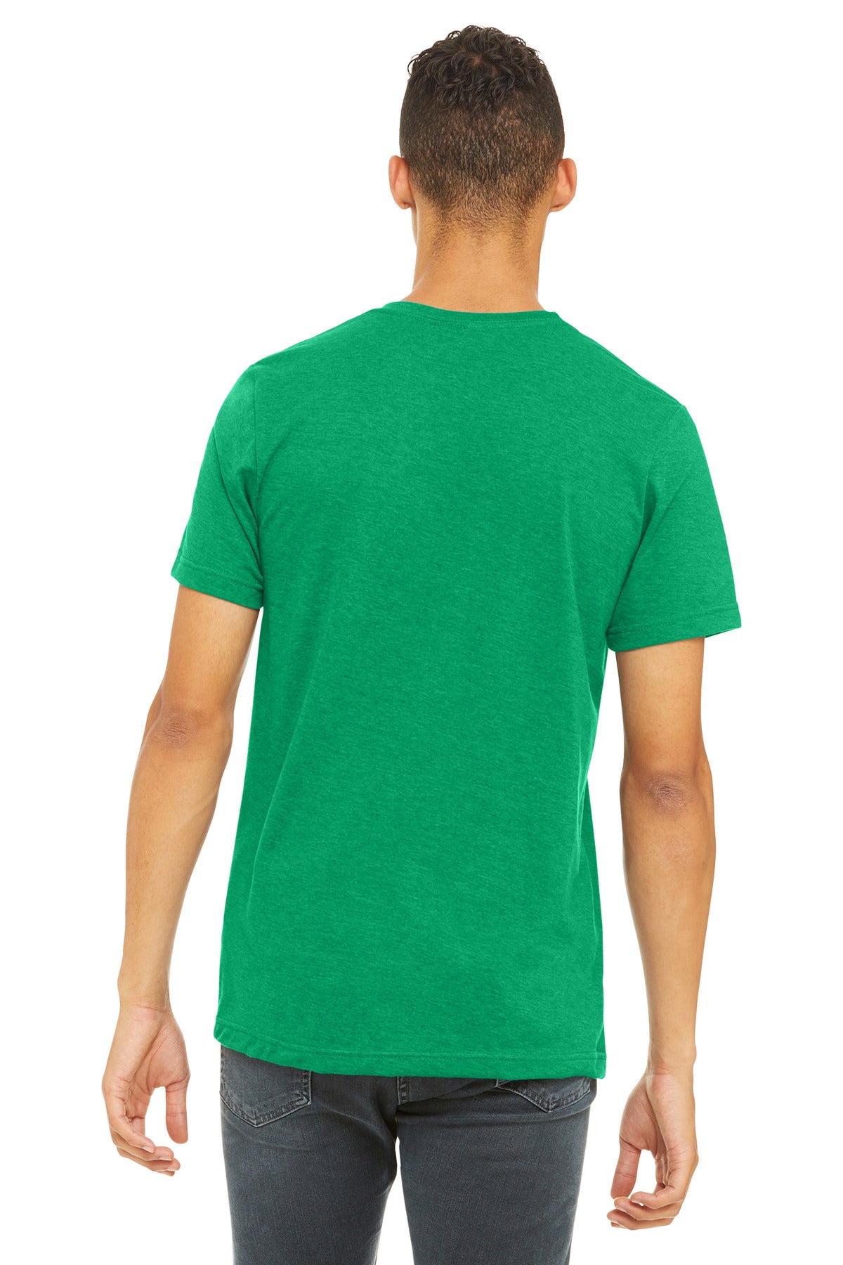 BELLA+CANVAS  Unisex Heather CVC Short Sleeve Tee - Heather Kelly