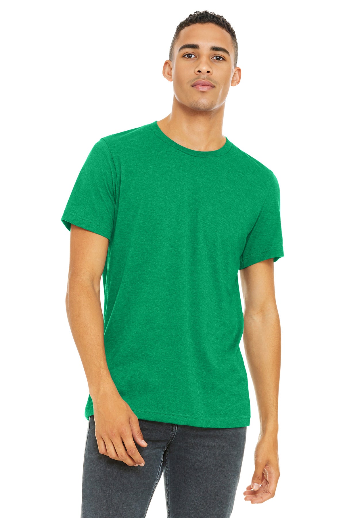 BELLA+CANVAS  Unisex Heather CVC Short Sleeve Tee - Heather Kelly