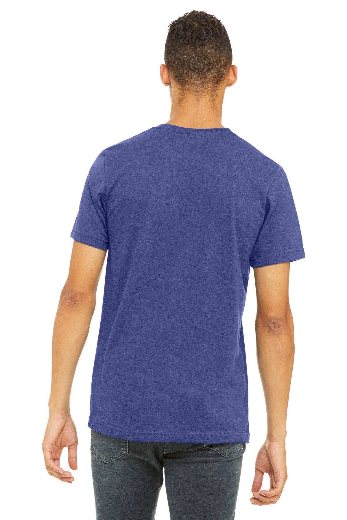 BELLA+CANVAS  Unisex Heather CVC Short Sleeve Tee - Heather Lapis