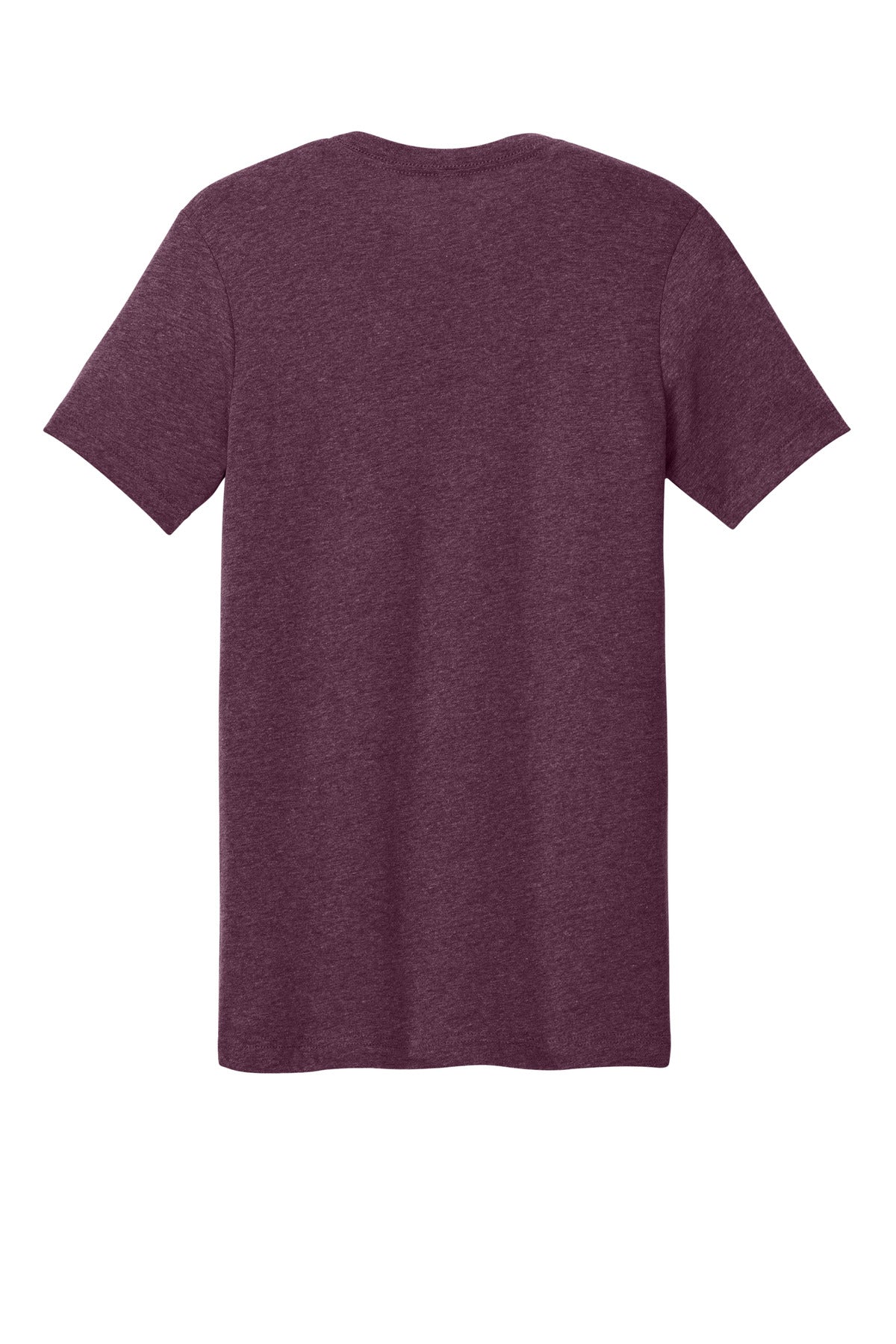 BELLA+CANVAS  Unisex Heather CVC Short Sleeve Tee - Heather Maroon