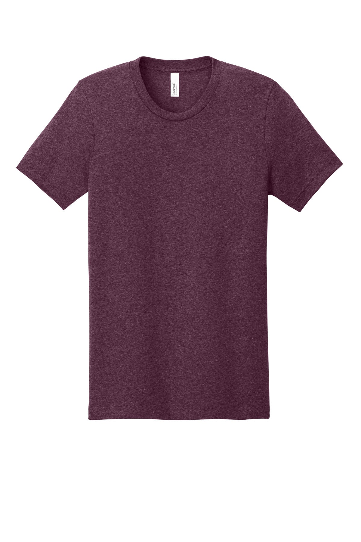 BELLA+CANVAS  Unisex Heather CVC Short Sleeve Tee - Heather Maroon