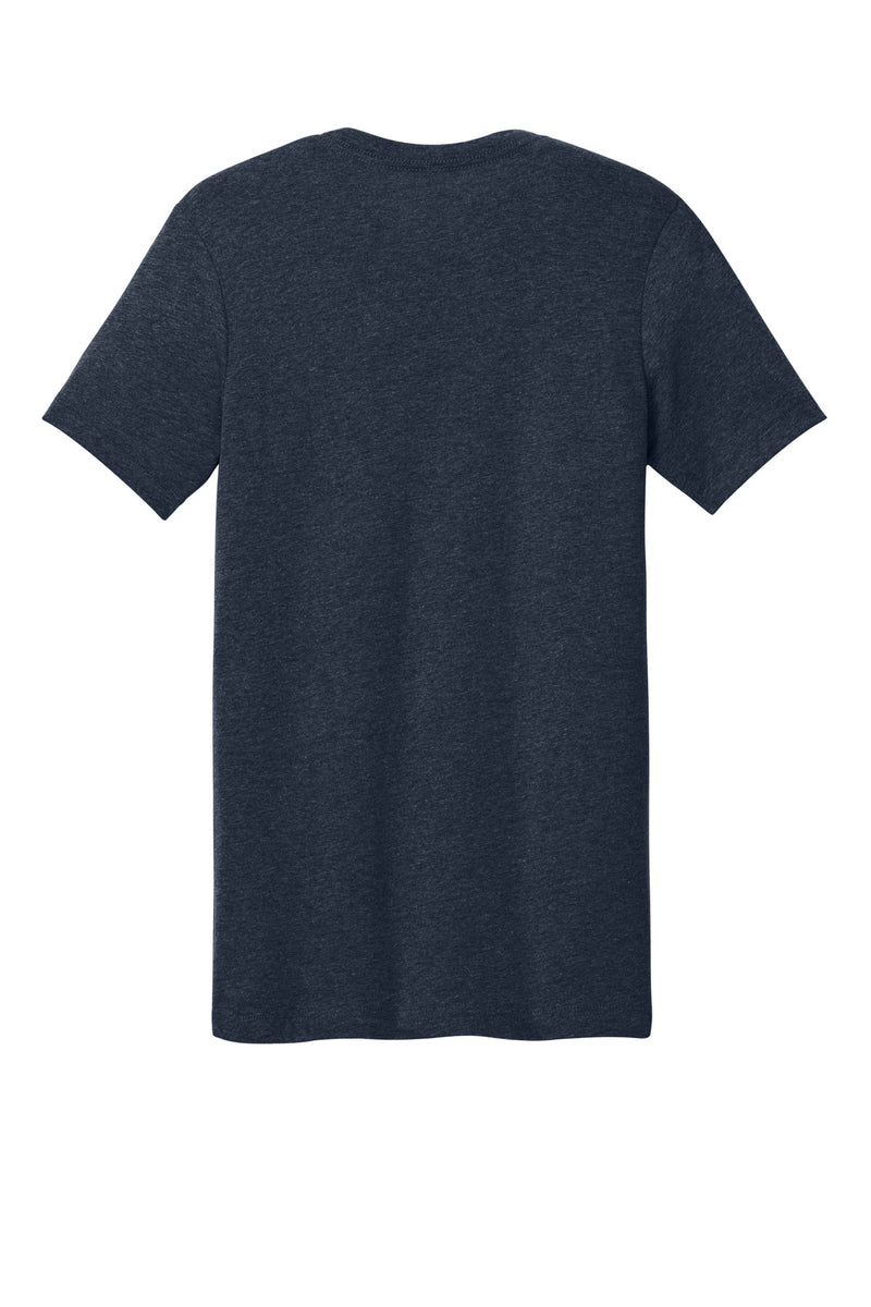 BELLA+CANVAS  Unisex Heather CVC Short Sleeve Tee - Heather Midnight Navy