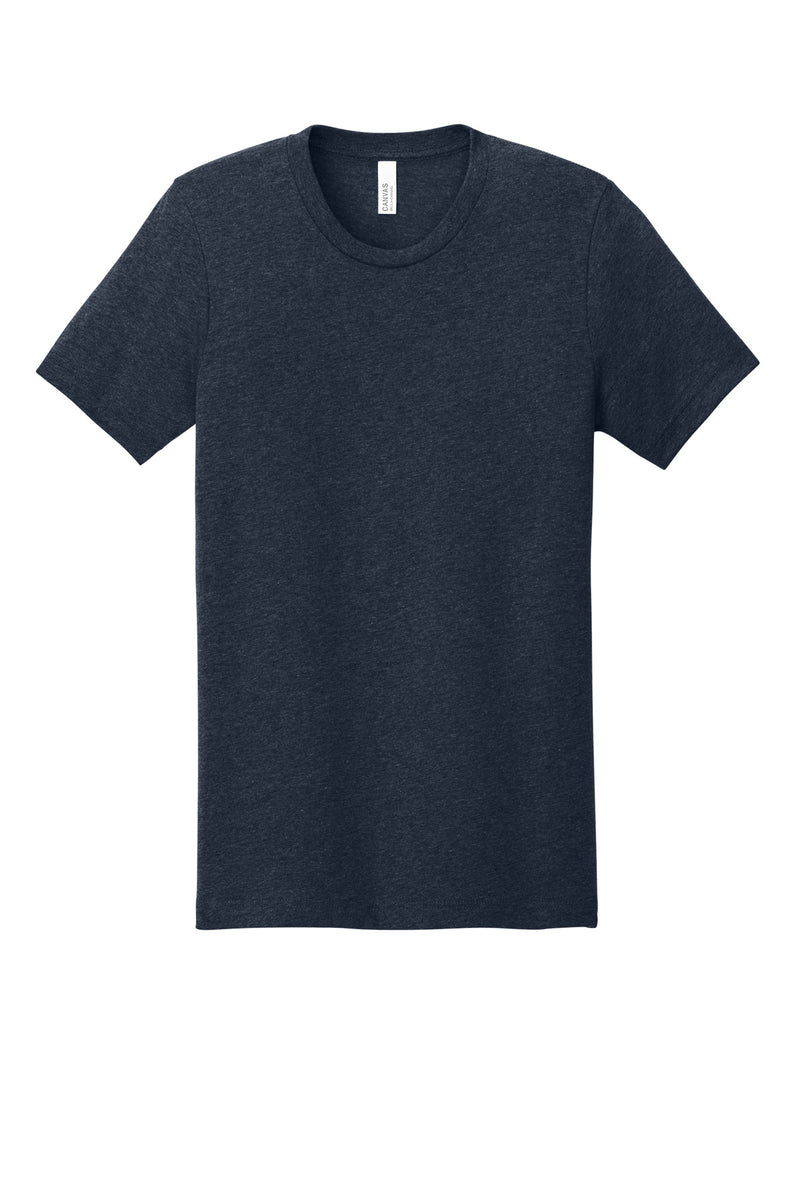 BELLA+CANVAS  Unisex Heather CVC Short Sleeve Tee - Heather Midnight Navy