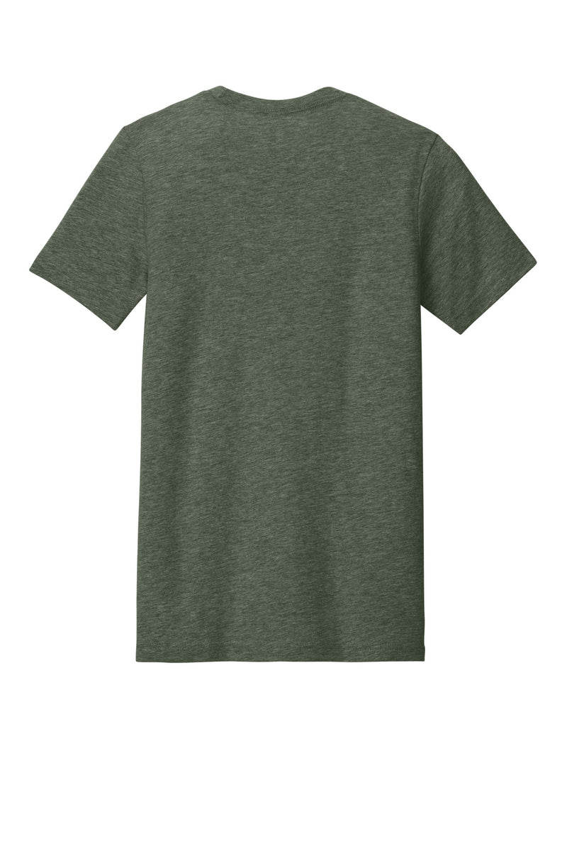 BELLA+CANVAS  Unisex Heather CVC Short Sleeve Tee - Heather Military Green