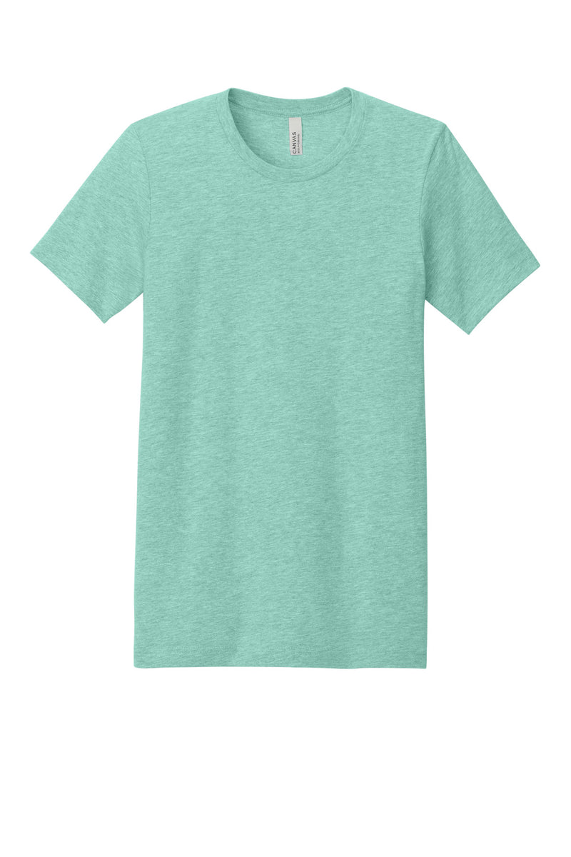 BELLA+CANVAS  Unisex Heather CVC Short Sleeve Tee - Heather Mint