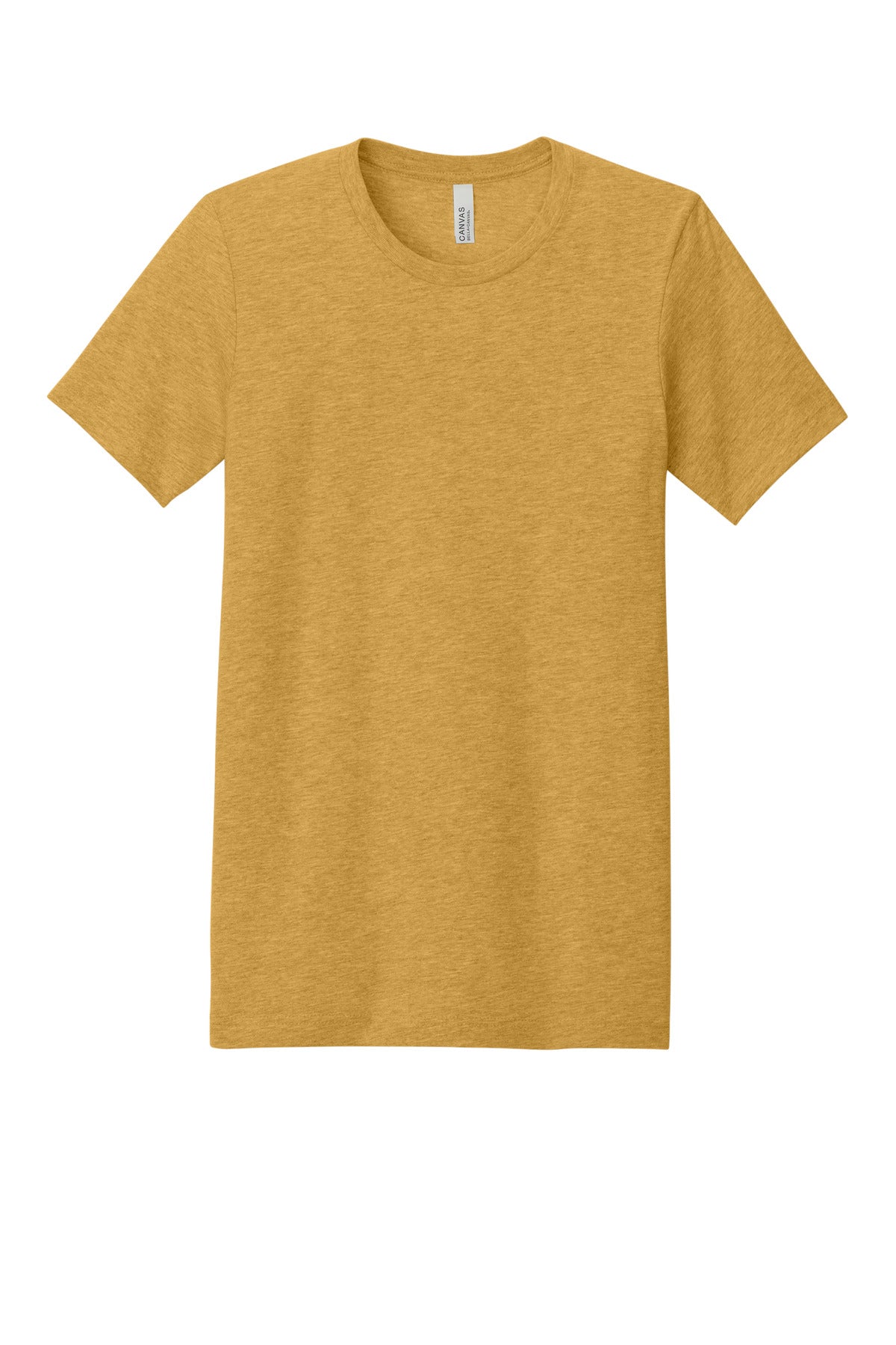 BELLA+CANVAS  Unisex Heather CVC Short Sleeve Tee - Heather Mustard