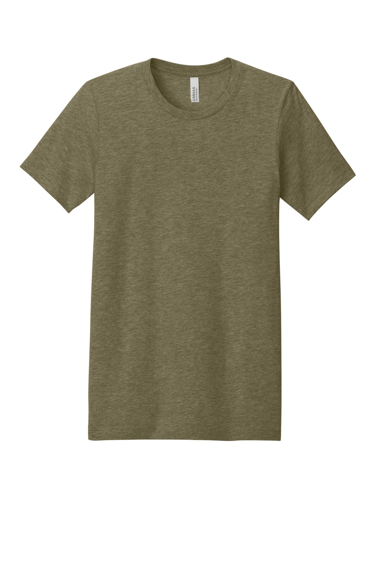 BELLA+CANVAS  Unisex Heather CVC Short Sleeve Tee - Heather Olive