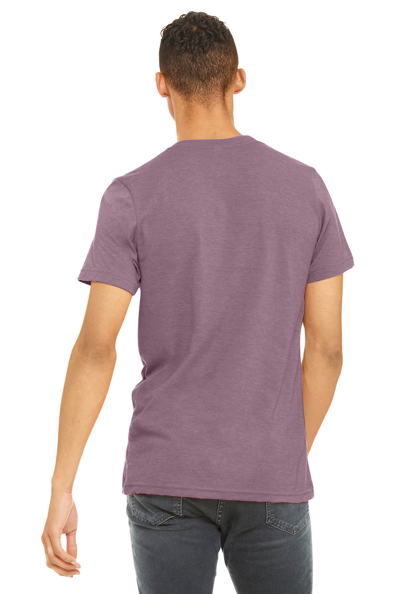 BELLA+CANVAS  Unisex Heather CVC Short Sleeve Tee - Heather Orchid