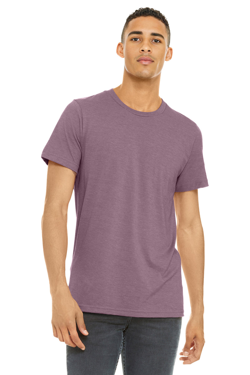 BELLA+CANVAS  Unisex Heather CVC Short Sleeve Tee - Heather Orchid