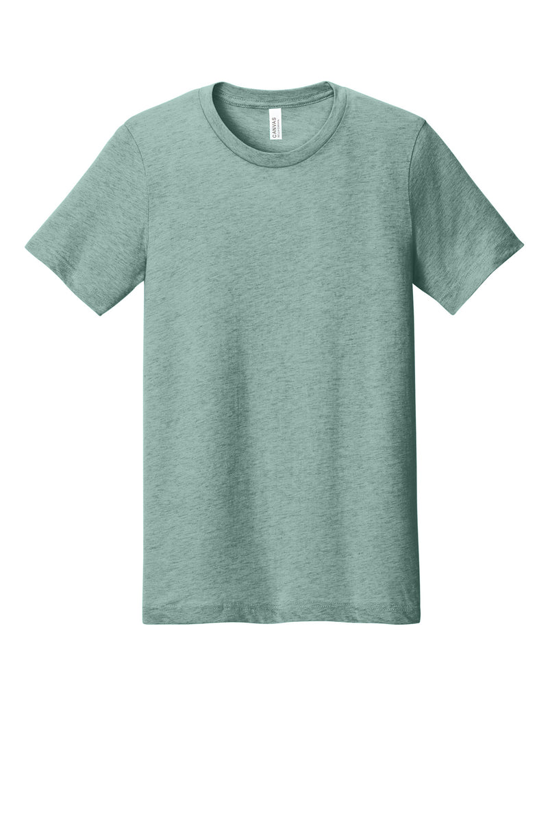BELLA+CANVAS  Unisex Heather CVC Short Sleeve Tee - Heather Prism Dusty Blue