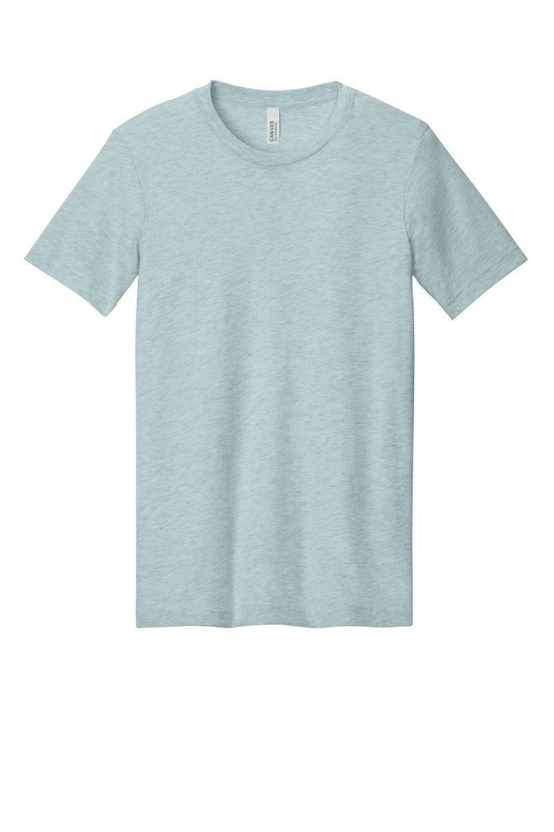 BELLA+CANVAS  Unisex Heather CVC Short Sleeve Tee - Heather Prism Ice Blue