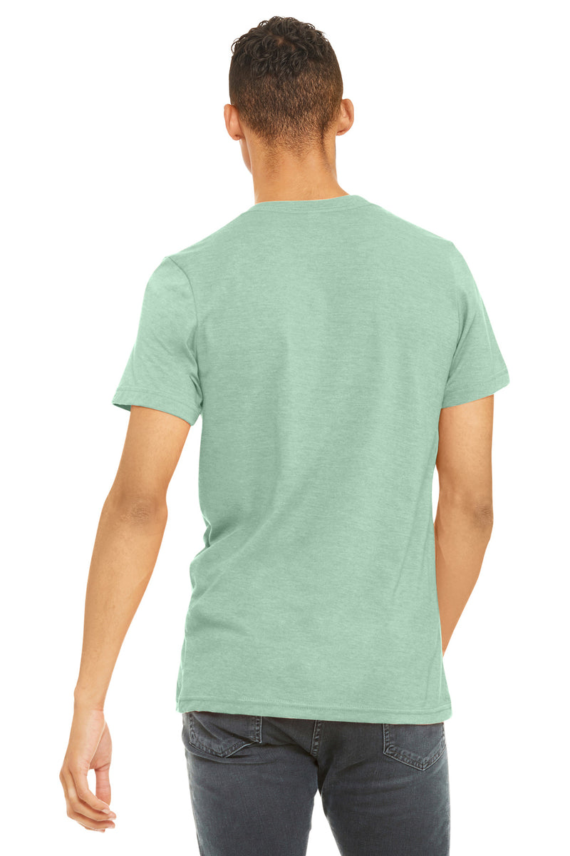 BELLA+CANVAS  Unisex Heather CVC Short Sleeve Tee - Heather Prism Mint