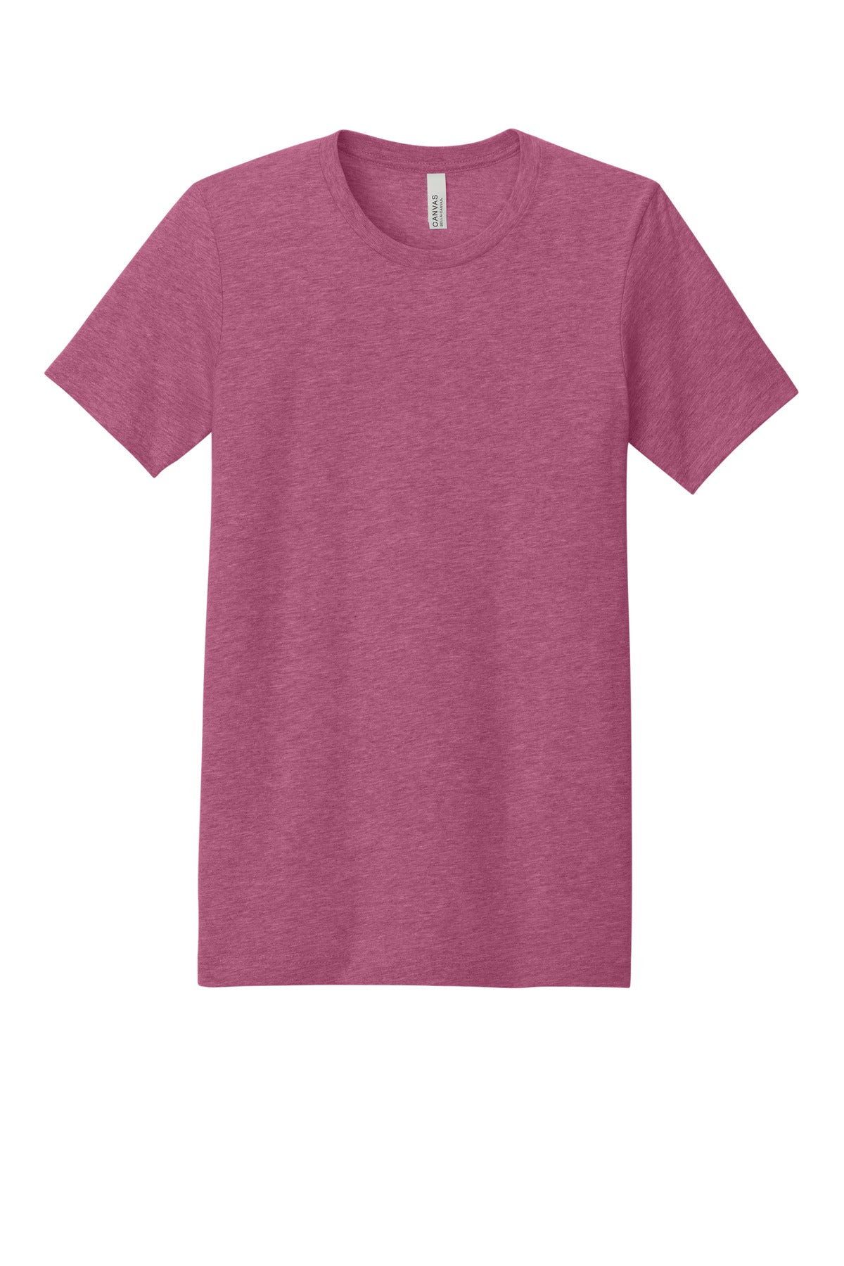 BELLA+CANVAS  Unisex Heather CVC Short Sleeve Tee - Heather Raspberry