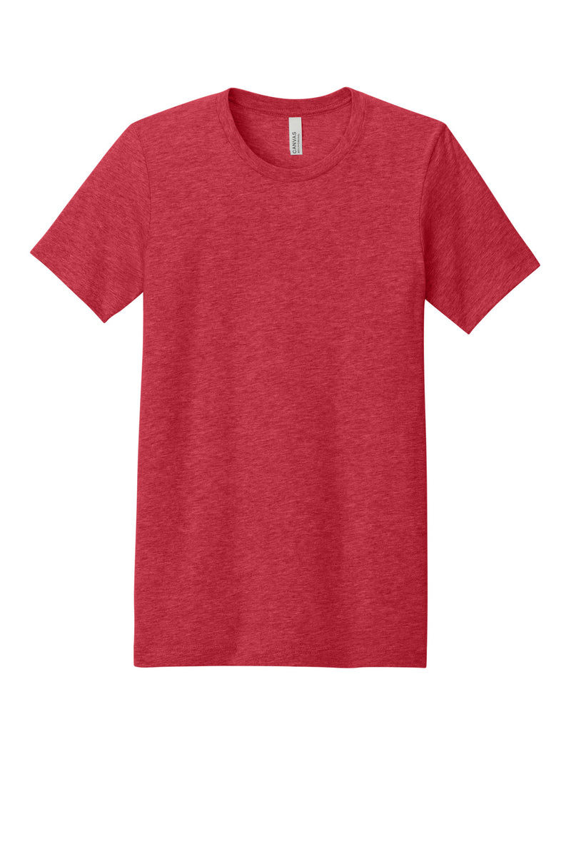 BELLA+CANVAS  Unisex Heather CVC Short Sleeve Tee - Heather Red