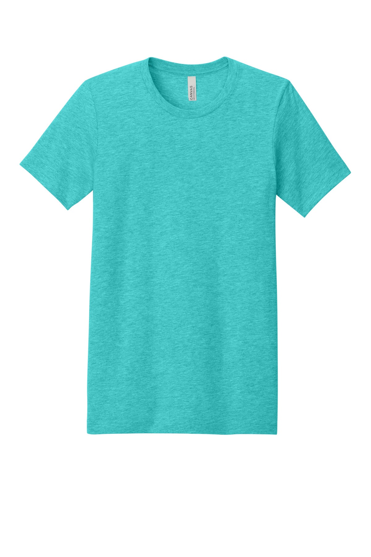 BELLA+CANVAS  Unisex Heather CVC Short Sleeve Tee - Heather Sea Green