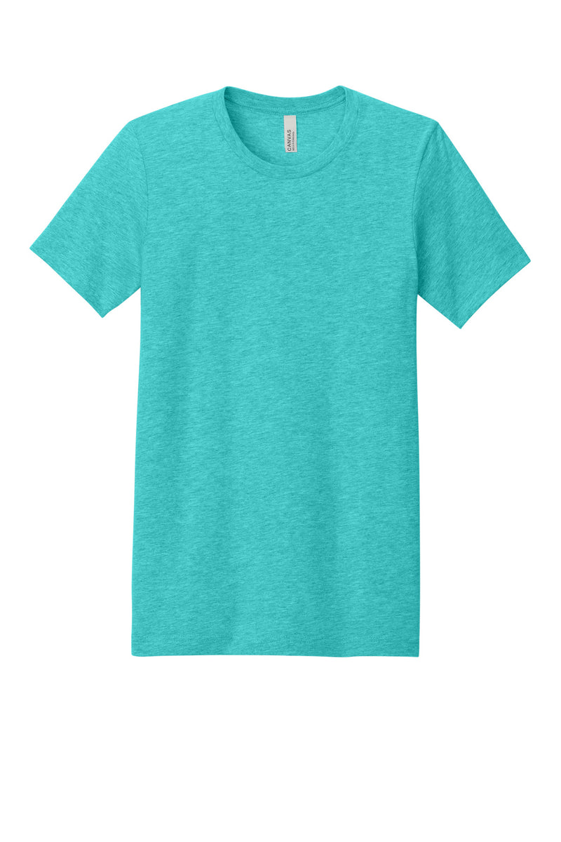 BELLA+CANVAS  Unisex Heather CVC Short Sleeve Tee - Heather Sea Green