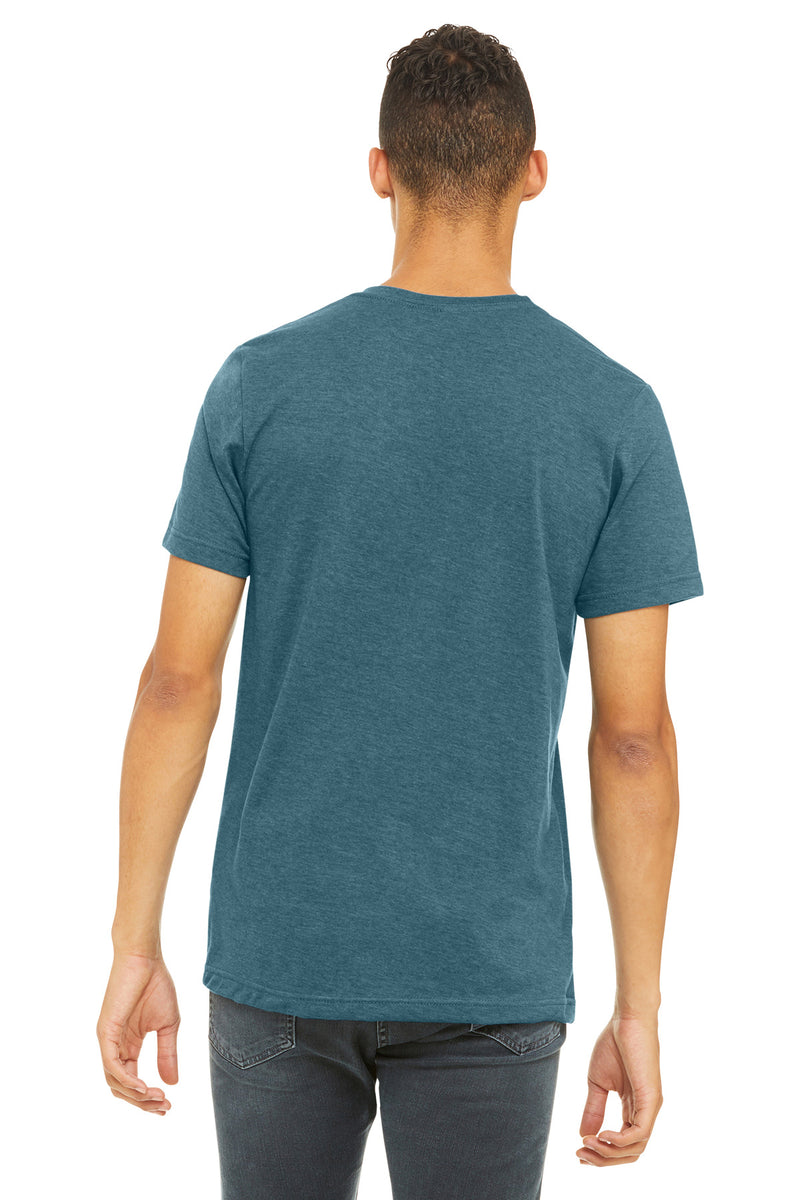 BELLA+CANVAS  Unisex Heather CVC Short Sleeve Tee - Heather Slate