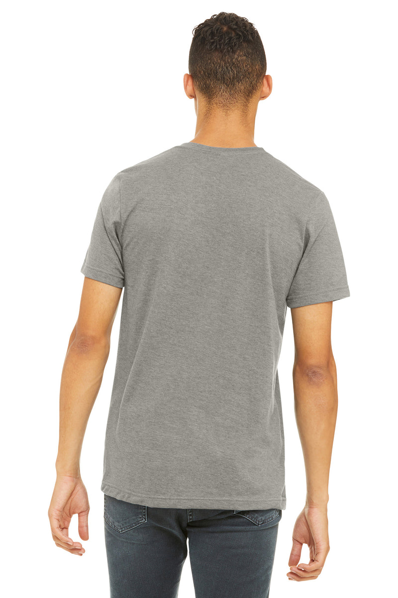 BELLA+CANVAS  Unisex Heather CVC Short Sleeve Tee - Heather Stone