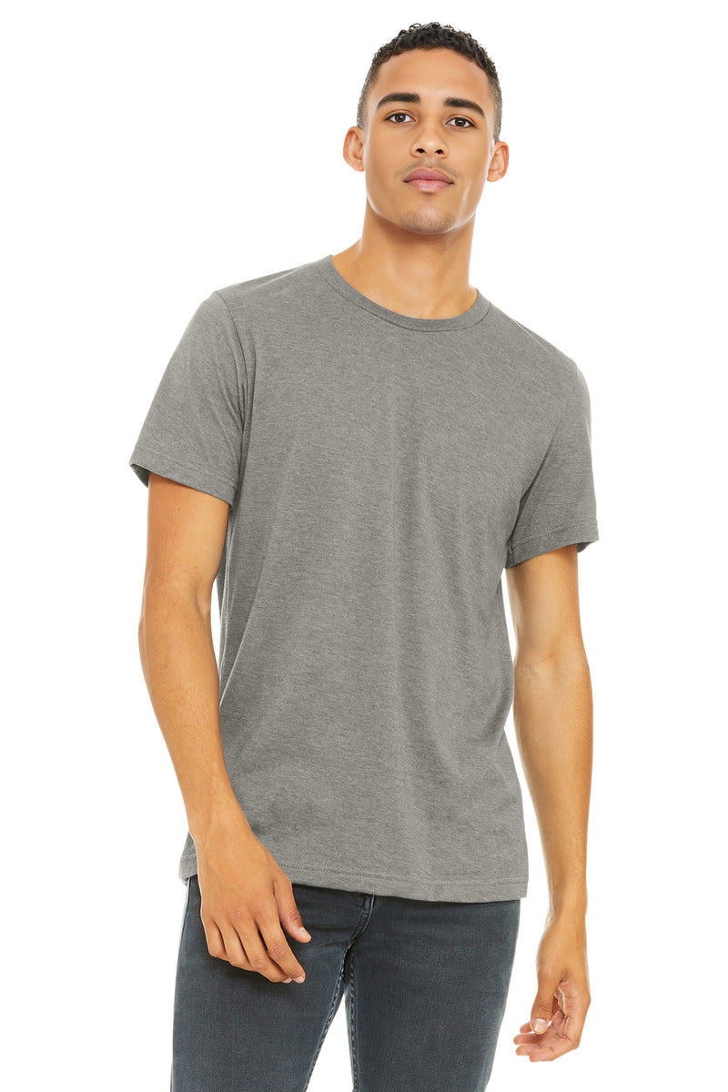 BELLA+CANVAS  Unisex Heather CVC Short Sleeve Tee - Heather Stone