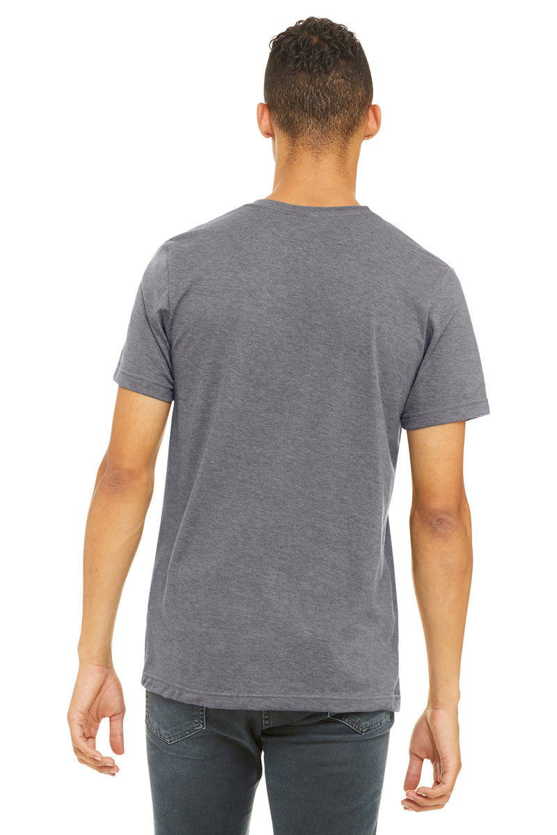 BELLA+CANVAS  Unisex Heather CVC Short Sleeve Tee - Heather Storm