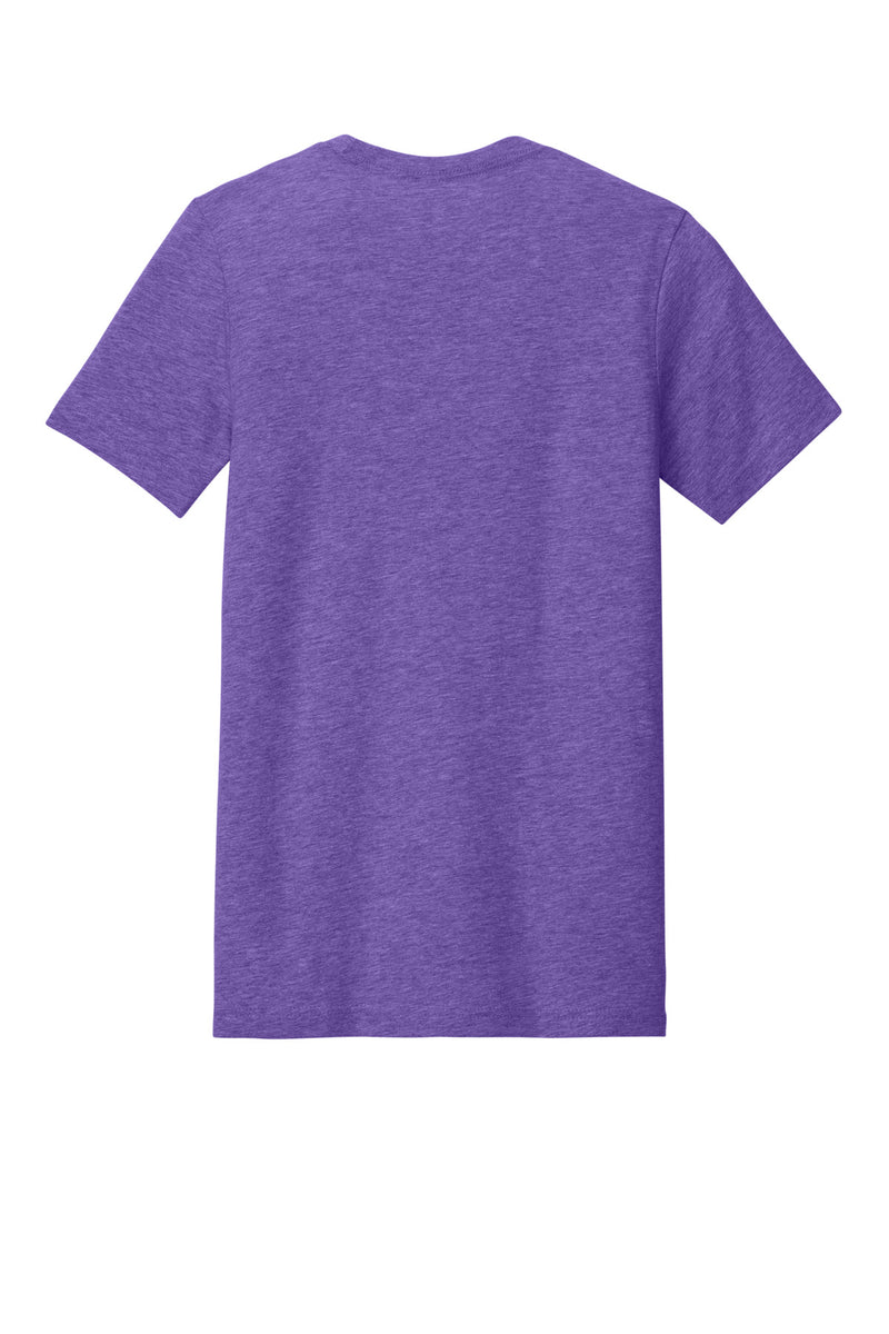 BELLA+CANVAS  Unisex Heather CVC Short Sleeve Tee - Heather Team Purple
