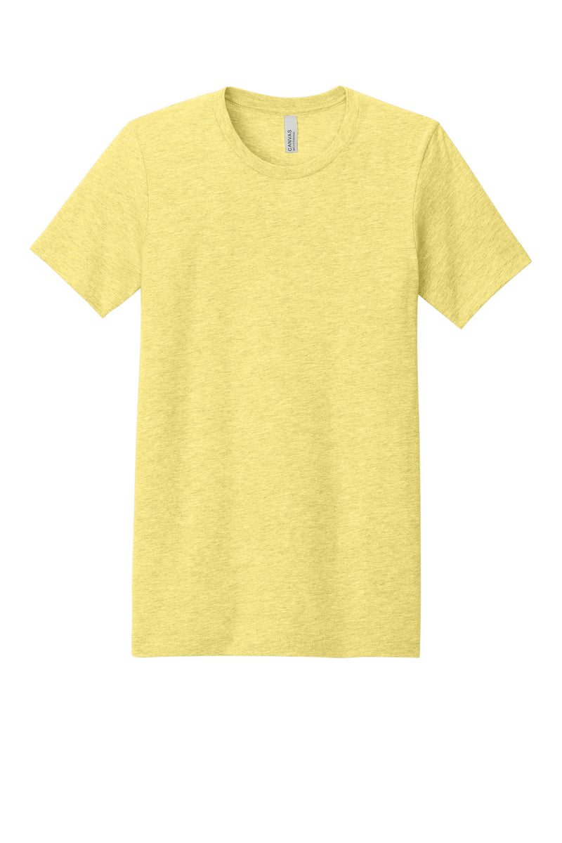 BELLA+CANVAS  Unisex Heather CVC Short Sleeve Tee - Heather Yellow