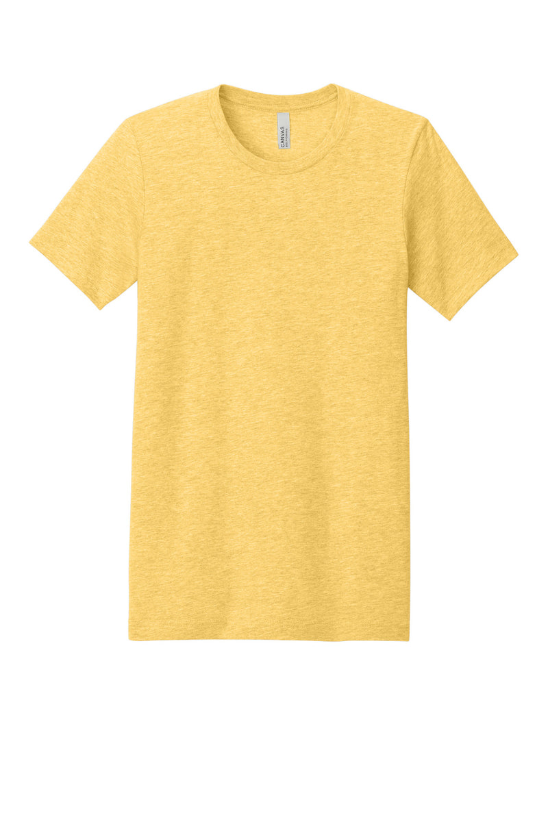 BELLA+CANVAS  Unisex Heather CVC Short Sleeve Tee - Heather Yellow Gold