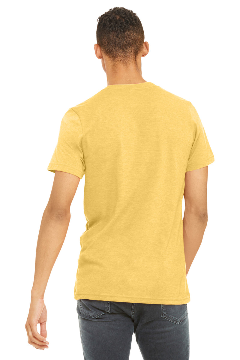 BELLA+CANVAS  Unisex Heather CVC Short Sleeve Tee - Heather Yellow Gold