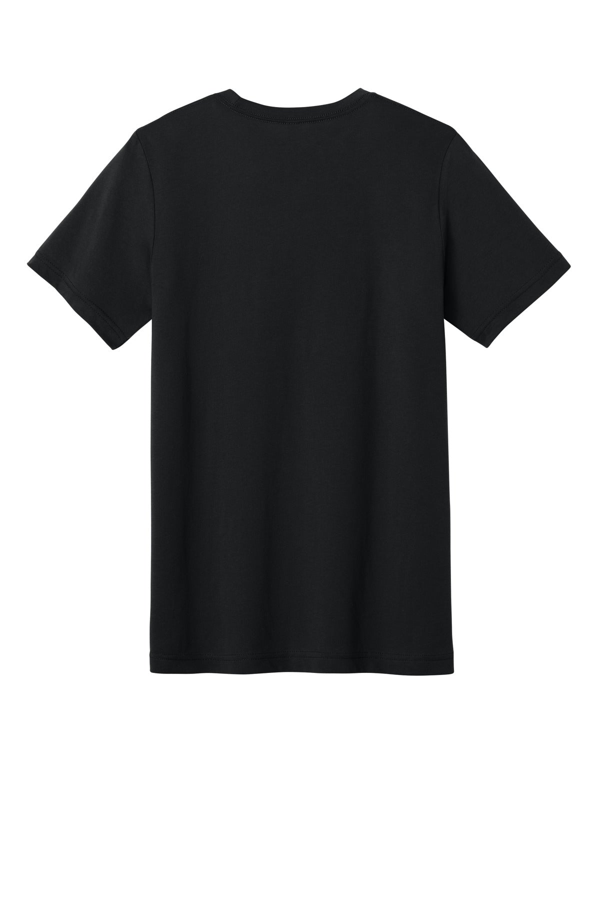 BELLA+CANVAS  Unisex Heather CVC Short Sleeve Tee - Solid Black Blend